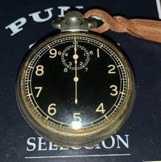 Elgin Aviation Us Army Military Wwii A - 8 Timer Stop Watch