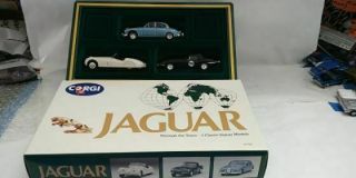 Corgi Toys/mattel Jaguar " Through The Years " 3 Car Set 1:43rd Boxed 1991.