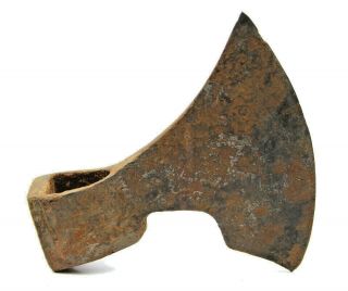 Ancient Rare Authentic Viking Kievan Rus Medieval Iron Battle Axe 12 - 14th Ad