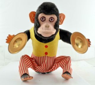 Vintage Ck Daishin Jolly Chimp Cymbal Clapping Monkey Battery Operated Monkey