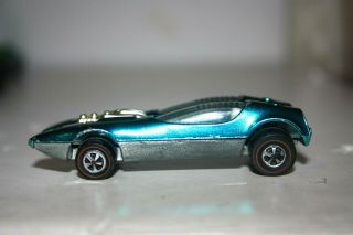 Vintage Mattel Hot Wheels Redlines Light Blue Splittin Image Diecast Toy Car