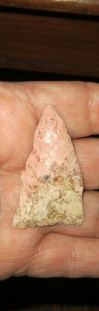 2 3/16 " Missouri Authentic Shallow Side Notched Knife Artifact Arrowhead Spear