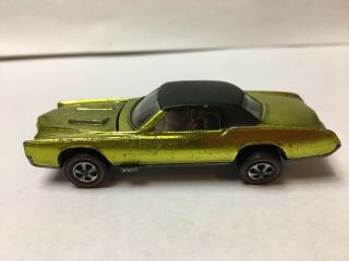 1968 Hot Wheels Redline Metallic Lt Green Custom Eldorado W/brown Int