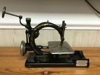 Antique Willcox & Gibbs Sewing Machine Missing Motor