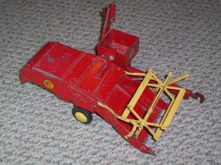 Vintage Farm Tractor Toy Massey Harris Clipper Combine 2