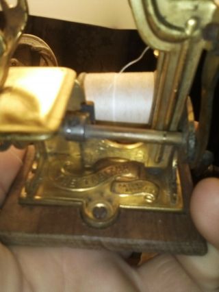 The Tabitha sewing machine 1886 - 1890 Manhattan Brass Co.  York no box 2