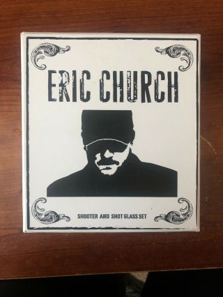 Eric Church Shooter And Shot Glass Set