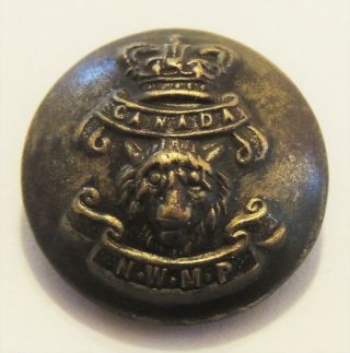 Victorian Crown Boer War NWMP North West Mounted Police small button badge 2