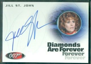 James Bond 50th Anniversary Ser 1 (a145) Jill St John As Tiffany Autograph Card