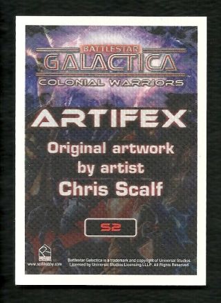 Battlestar Galactica Colonial Warriors ArtiFEX Cards by Chris Scalf S2 2