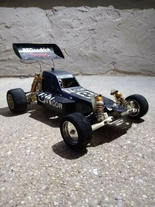 1/10 Scale Vintage Team Associated Rc10 Composite Craft Chassis With Upgrades