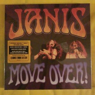 Janis Joplin Rare Four 7 " Singles Boxset Move Over Rsd 2671 Of 5000