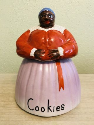 Vintage Cookie Jar,  Black Americana Mammy,  Aunt Jemima Ceramic Porcelain Mccoy?