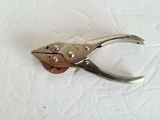 Vintage Sargent & Co.  Parallel Pliers / Side Wire Cutters 4 1/2 " Fishing Pliers