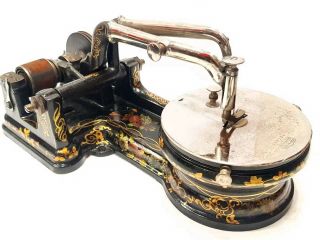 Beauty Rare Antique Sewing Machine Florence Circa 1863 Usa Alte Nähmaschine