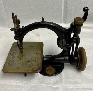 Antique Willcox & Gibbs Sewing Machine Willcox Gibbs Hand Crank