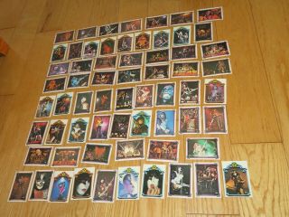 64 Old 1978 Kiss Rock N Roll Cards Gene Simmons Ace Peter Criss Paul Stanley