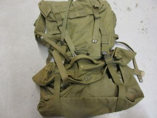 Us Army Ww2 Korean War M1945 Combat Pack Cargo Suspenders 1945