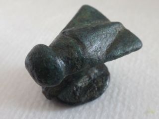 Ancient Bronze Cicada Fly Military Button