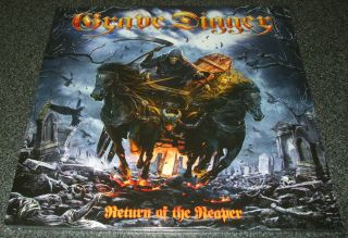 Grave Digger - Return Of The Reaper - 2014 2xlp Clear Vinyl - 200 Only - &