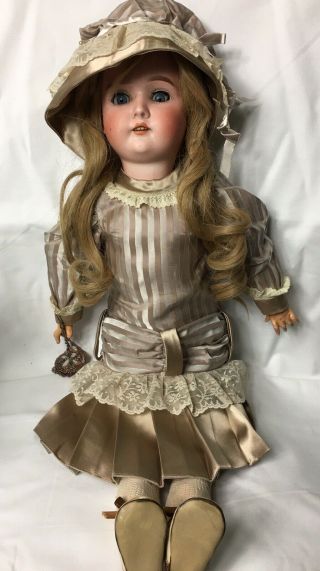 Kley & Hahn 24 " The Dollar Princess 62 - Antique Bisque - Head German Doll