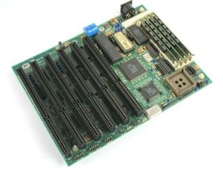 Vintage Milltronics AMD 386SX - 40 Motherboard 200 - 03690 - 330 - 2 (6x ISA) w/ 4MB RAM 3