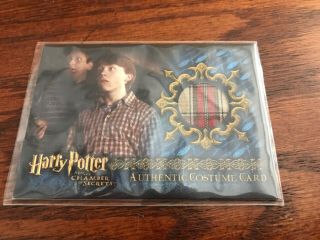 Harry Potter And The Chamber Of Secrets Ron Costume Card