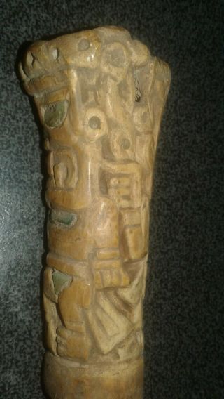 Authentic,  Chavin Pre - Columbian Chavin bone spatula moche,  chimu,  nazca,  maya 2