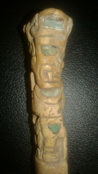 Authentic,  Chavin Pre - Columbian Chavin bone spatula moche,  chimu,  nazca,  maya 3