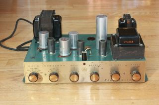 David Bogen Db20 Df Vintage High Fidelity Tube Amplifier Damping Factor Style