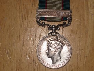 British Medal India General Service Bar North West Frontier 1937 - 39 George Vi