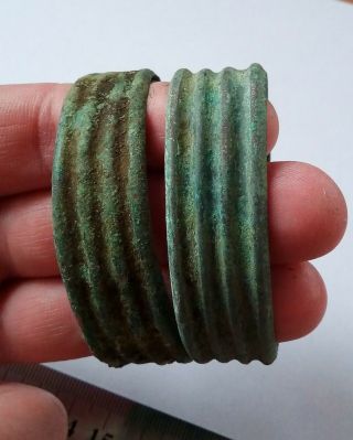 Bronze Age Bracelets,  1200 - 800 Cent.  B.  C.  Ex.  Rare,  No Res.