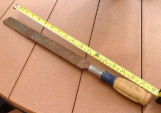 Vintage Craftsman Heavy Duty 18 " 2 Sided File Wood Handle Tool