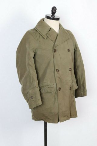 Vintage Wwii Us Army Jeep Coat Jacket Usa Mens Size 36