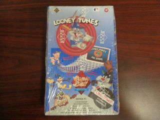 1990 Upper Deck Looney Tunes Comic Ball Box - Chuck Jones Auto?