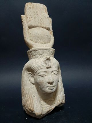 Ancient Egyptian Antiques Hathor Goddess Of Sky Joy Music Love Motherhood 1890bc