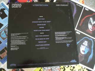KISS Ace Frehley Solo LP Casablanca NBLP 7121 w/Poster,  & Order Form 2