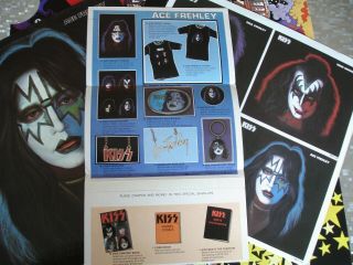 KISS Ace Frehley Solo LP Casablanca NBLP 7121 w/Poster,  & Order Form 3