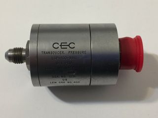 Vintage 1960s Cec Pressure Transducer Lsp - 400 - 9914 0 - 1 Psia Nasa Calibrated 60s