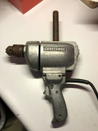 Vintage Craftsman 3/4 Hp Commercial 1/2 " Reversible Drill: Model 315.  7784