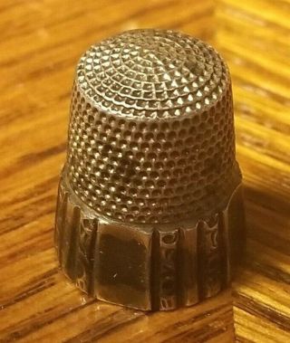 Sterling Silver Size 6 Thimble