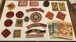 Vintage Boy Scouts Of America Patches 1937 National Jamboree And Much More.