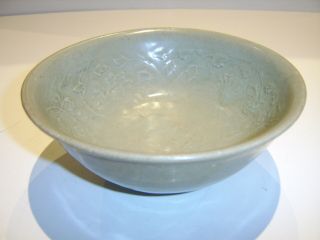 Yuan Dynasty Early Ming Antique Chinese Celadon Bowl - Lovely Early Bowl