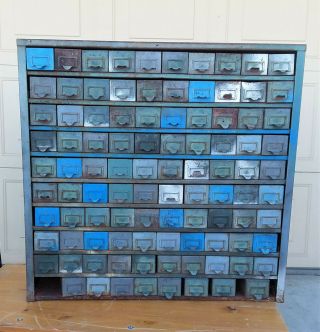 Vintage Industrial Metal Cabinet Drawers - Metal Drawers - Storage Drawers