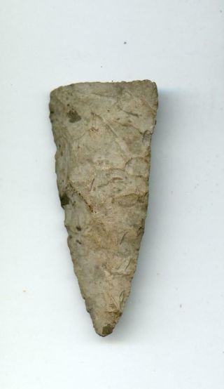 Indian Artifacts - Triangular Fort Ancient Point - Arrowhead