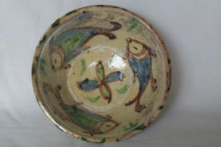 Ancient Persian Pottery Bowl 14th - 16th Century
