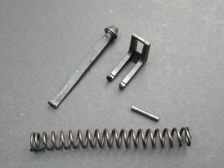S/42 1936 German pre - WWII Luger Mauser P08 recoil main spring guide P38 3