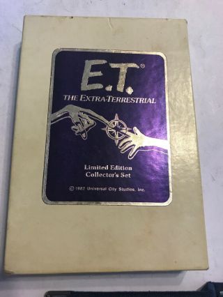 E.  T.  1982 Limited Edition Collector Set Silver 4 Coins