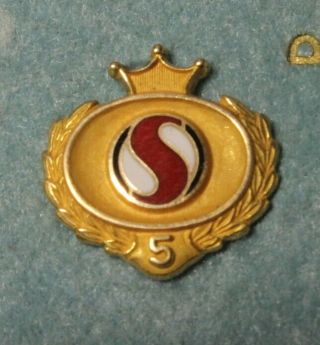 Safeway 10k Gold Service Award Pin 5 Year - 2.  3 Grams Scrape Or Not
