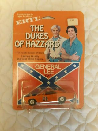 Vintage 1981 Ertl The Dukes Of Hazzard General Lee1:64 Car In Pack